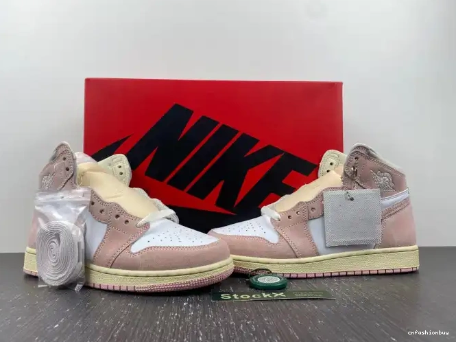 Pink 1 High FD2596-600 Air Jordan OG Retro (Women's) Washed 0623